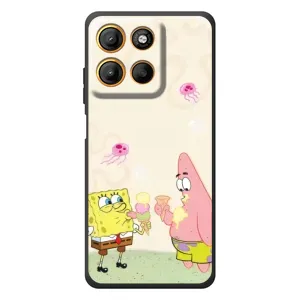 Чехол Губка Боб для 

Мо Motorola Модель 17 (Патрик и Боб)