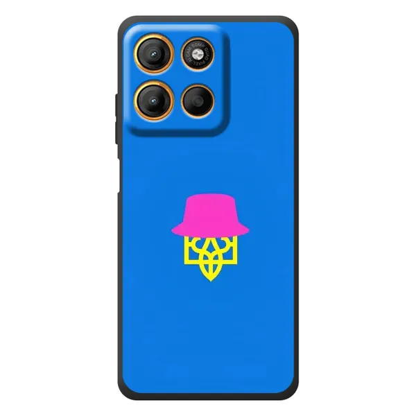 Чохол з принтом «Шапка на гербу» для Motorola Moto G17