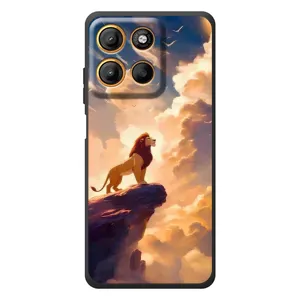 Чехол Король лев на 

Мо Motorola Модель 17 (Симба на скале)