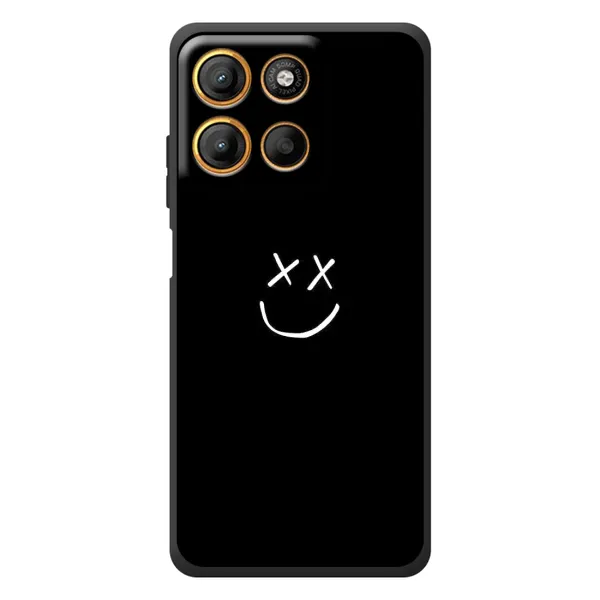 Чохол з принтом «Смайл» для Motorola Moto G17