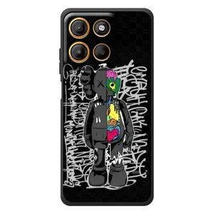 Чохли для Motorola Moto G17 - Bearbrick Louis Vuitton (PREMIUMPrint) (Стиль Bearbrick)