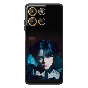 Чохли Венсдей на Motorola Moto G17 Уенсдей (AlphaPrint) (погляд Венздей)