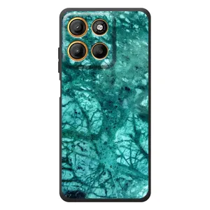 Мраморний чехол на Motorola Moto G17 (VPrint) (Зелений мрамор)
