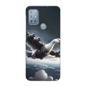 Чохол з мемом Тралалело тралала на Motorola MOTO G20 (Бомбардіні гусіні)