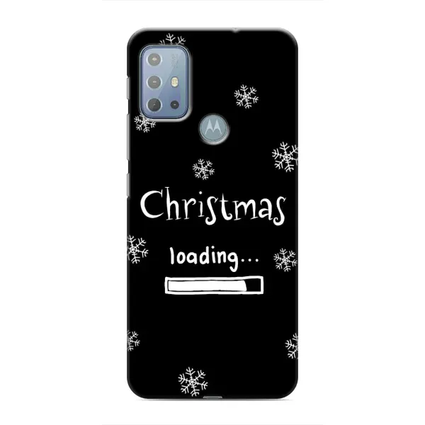 Чехол с принтом «Christmas loading» для Motorola MOTO G20