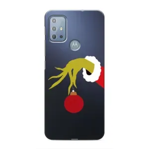 Чохол з принтом «Грінч з іграшкою» для Motorola MOTO G20