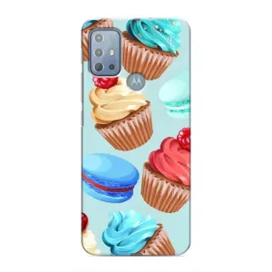 Чохли з фруктами для Motorola MOTO G20 (VPrint) (Кексики)