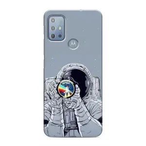 Чохол NASA для Motorola MOTO G20 (AlphaPrint) (Космонавт фото)