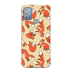 Чохли з картинкою Лисичка для Motorola MOTO G20 (VPrint) (Лисички)