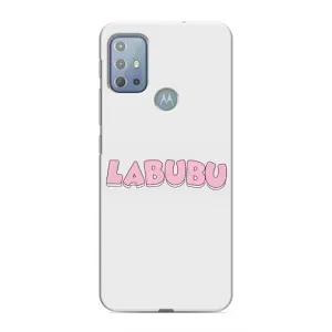 Чохол з Лабубу на Motorola MOTO G20 (Лого Лабубу)