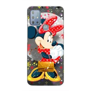 Чохол Disney Mouse Motorola MOTO G20 (PREMIUMPrint) (Minni з бантіком)