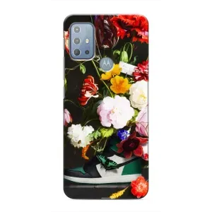 Бренднові Чохли для Motorola MOTO G20 - (PREMIUMPrint) (Nike цветы)