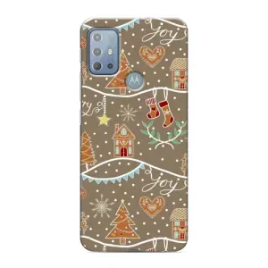 Чехол с принтом «Новогодние пряники» для Motorola MOTO G20