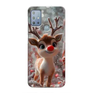 Яскравий чохол для Motorola MOTO G20 з Зимові Оленята