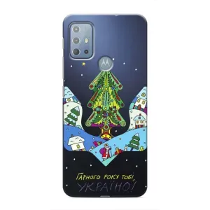 Чохол з принтом «Різдвяний герб» для Motorola MOTO G20