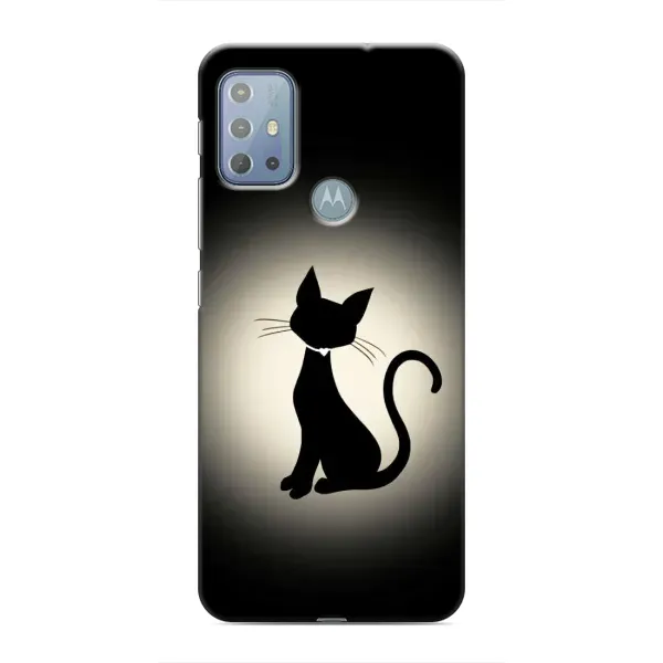 Чохол з принтом «Силует котика» для Motorola MOTO G20 Чохол з принтом «Силует котика» для Motorola MOTO G20