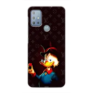 Чехли для Motorola MOTO G20 - Скрудж МакДак Louis Vuitton (PREMIUMPrint) (Скрудж з ботліантом)