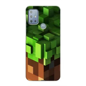 Чохол Майнкрафт на Motorola MOTO G20 (AlphaPrint) Minecraft (текстура Майнкрафт)