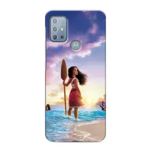 Чехол с мультфильмом Моана Motorola MOTO G20 (Моана с веслом)