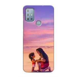 Чехол с мультфильмом Моана Motorola MOTO G20 (Маленькая Ваяна)