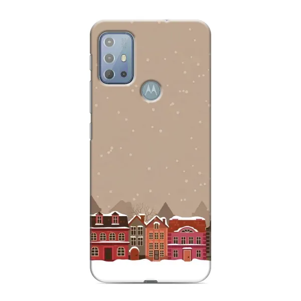 Чехол с принтом «Зимний город» для Motorola MOTO G20