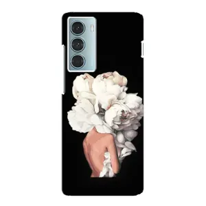 Чехлы (ART) Цветы на Motorola MOTO G200 (VPrint) (Білі квіти)