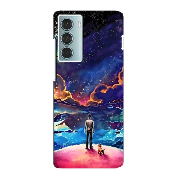 Чехол с принтом «Галактический вид» для Motorola MOTO G200