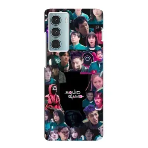 Чохол Гра в кальмара для Motorola MOTO G200 (Колаж Гра кальмара)