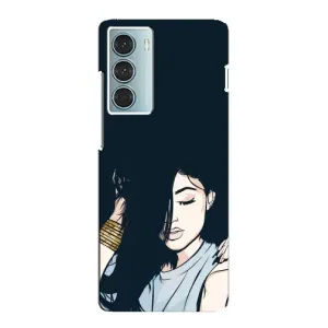 Чохол з друком для Motorola MOTO G200 - (Мода) (AlphaPrint) (Гарна дівчина)
