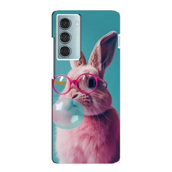 Чохол з принтом «Кролик в окулярах» для Motorola MOTO G200