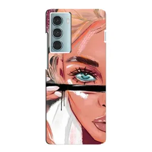 Чехол с печатью для Motorola MOTO G200 - (Мода) (AlphaPrint)