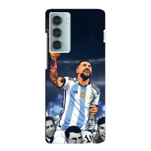 Чохли для Motorola MOTO G200 (Leo чемпіон) (AlphaPrint) (Мессі з кубком)