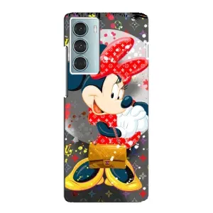 Чохол Disney Mouse Motorola MOTO G200 (PREMIUMPrint) (Minni з бантіком)