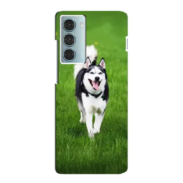 Чехол с принтом «Радостный Хаски» для Motorola MOTO G200