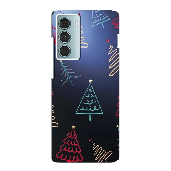 Чохол з принтом «Різдвяні ялинки» для Motorola MOTO G200