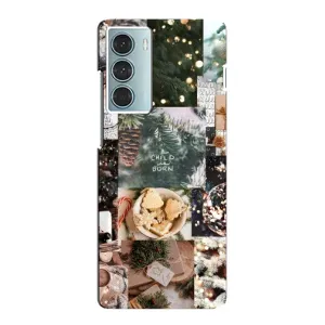 Чохол з принтом «Різдвяний колаж» для Motorola MOTO G200