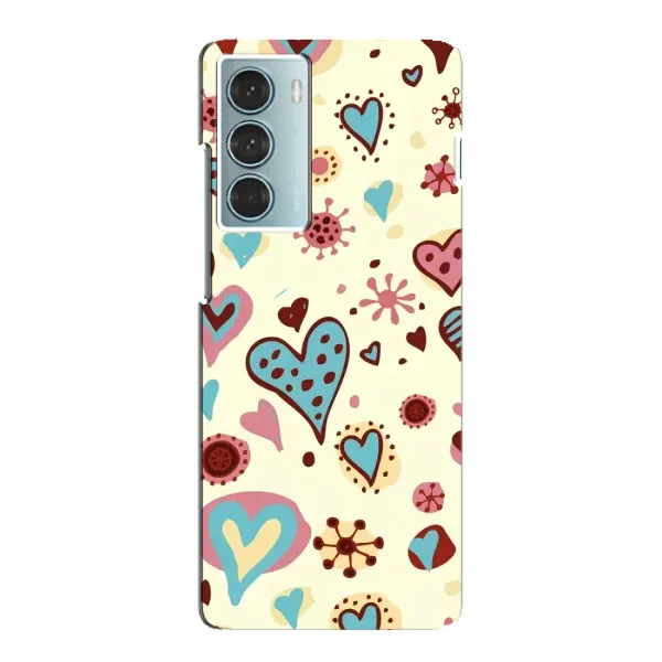 Чохол з принтом «Сердечки» для Motorola MOTO G200