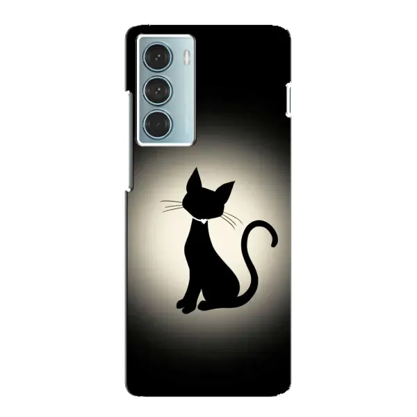 Чохол з принтом «Силует котика» для Motorola MOTO G200