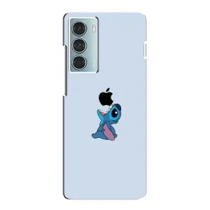 Чохол з принтом Стіч на Motorola MOTO G200 (Stitch apple)