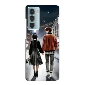 Чохол з дизайном Венздей 2 на Motorola MOTO G200 (Венздей та Тайлер)