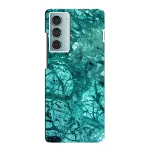 Мраморний чехол на Motorola MOTO G200 (VPrint) (Зелений мрамор)