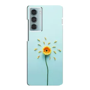Чохли з квітами для Motorola MOTO G200 (VPrint) (Жовта квітка)