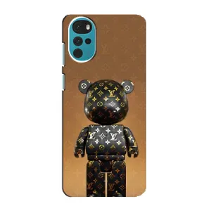 Чехлы для Motorola MOTO G22 - Bearbrick Louis Vuitton (PREMIUMPrint)