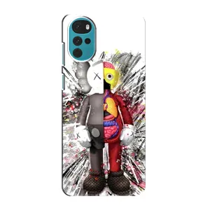 Чохли для Motorola MOTO G22 - Bearbrick Louis Vuitton (PREMIUMPrint) (Беарбрік)