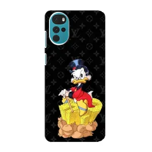 Чехли для Motorola MOTO G22 - Скрудж МакДак Louis Vuitton (PREMIUMPrint) (Богатство Макдака)
