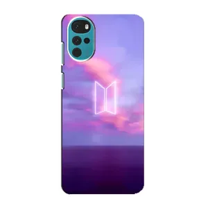 Чехол с принтом «BTS логотип» для Motorola MOTO G22