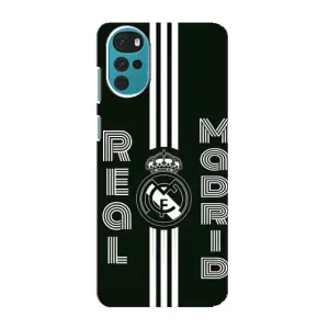 ФК Реал Мадрид чехлы для Motorola MOTO G22 (AlphaPrint) (черно белый Реал)