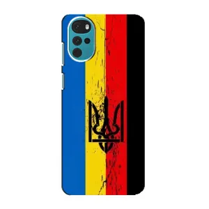 Украинские Чехлы для Motorola MOTO G22 с картинкой УПА (AlphaPrint) (Прапор УПА)