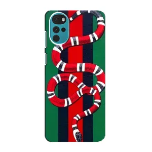 Чохли GUCCI для Моторола MOTO G22 (AlphaPrint) (Gucci змія)