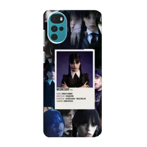 Чохли Венсдей на Motorola MOTO G22 Уенсдей (AlphaPrint) (колаж Венздей)